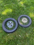 14" Supermoto Wheelset Spoke– Chrome or Black